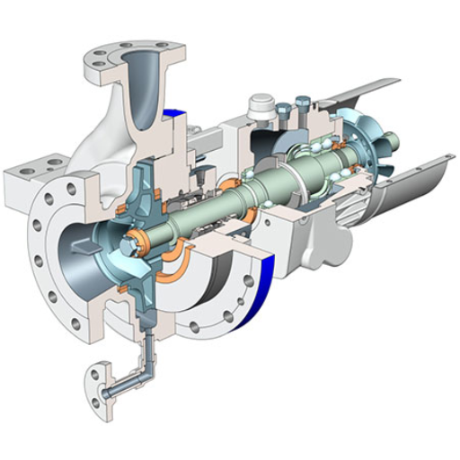 centrifugal pump bearing housing
