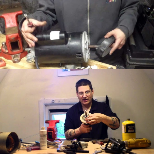 How do I install new bearings in my Century pool pump motor