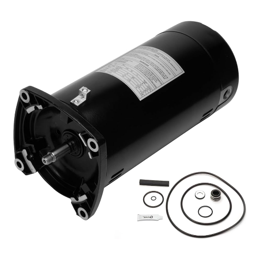 How do you reinstall the motor and test the pool pump