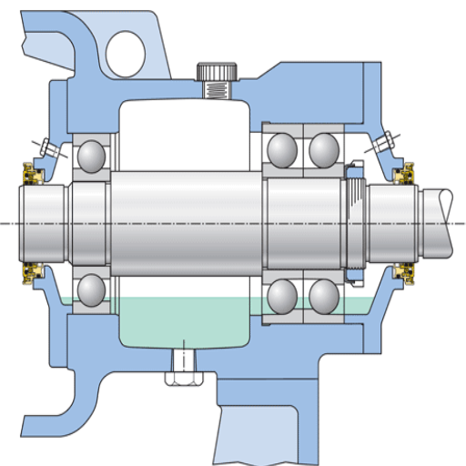 What are common challenges during pool pump bearing replacement