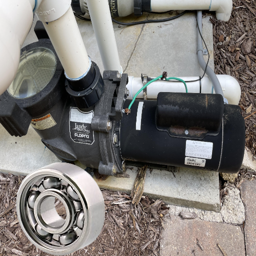 What are the signs that my Century pool pump bearings need replacement