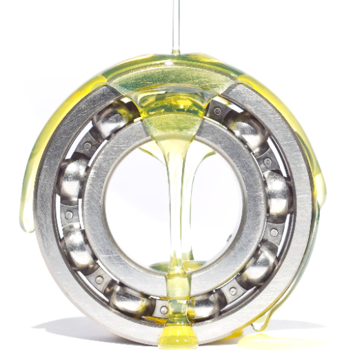 What role does lubricant play in controlling bearing temperature