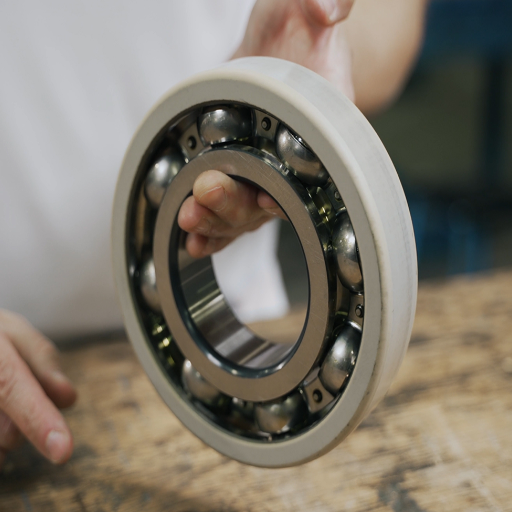 What's the step-by-step process to remove the old bearings