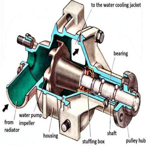 what does a bad water pump bearing sound like