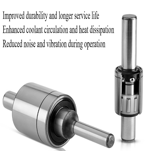 What are the key advantages of using a bearing water pump