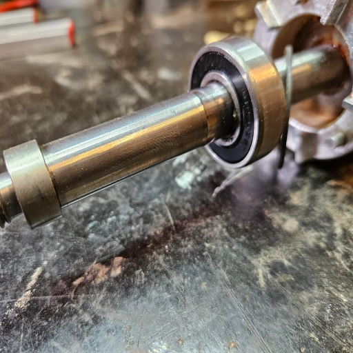 How do you replace the bearings in a Hayward super pump motor?