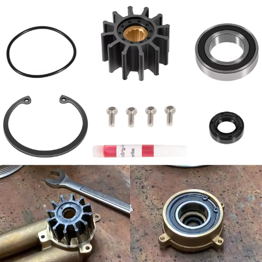 What tools do I need to replace a water pump bearing?