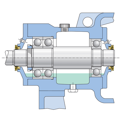 how to grease a pump bearing